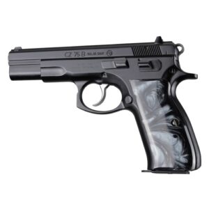 CACHAS HOGUE CZ75 75B POLIMERO PERLEADO NEGRO LISO (75418)