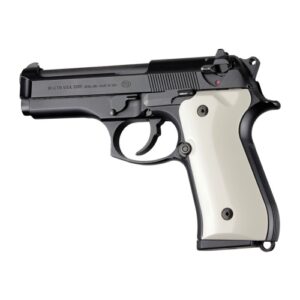 CACHAS HOGUE BERETTA 92FS 92 CENTURION POLIMERO MARFILADO CONCHA NACAR LISO (92020)
