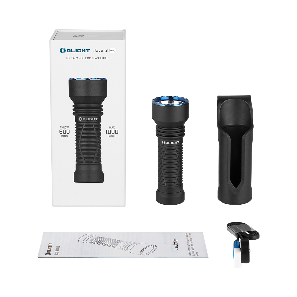 Javelot Mini Linterna EDC de largo alcance - color negro - Imagen 3