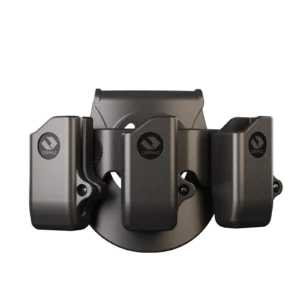 PORTA TOLVA TRIPLE d/PALETA PARA JERICO, CZ, BERETTA - COLOR NEGRA