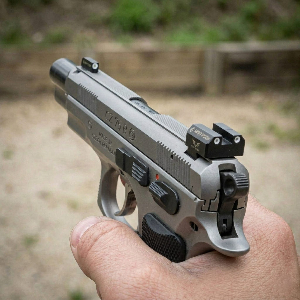 MIRA NIGHT FISION PARA CZ 75/75B/75BD/75BSA/85B/75 COMPACT GAS TRITIUM (CZU-079-003-WGWG) - Imagen 4