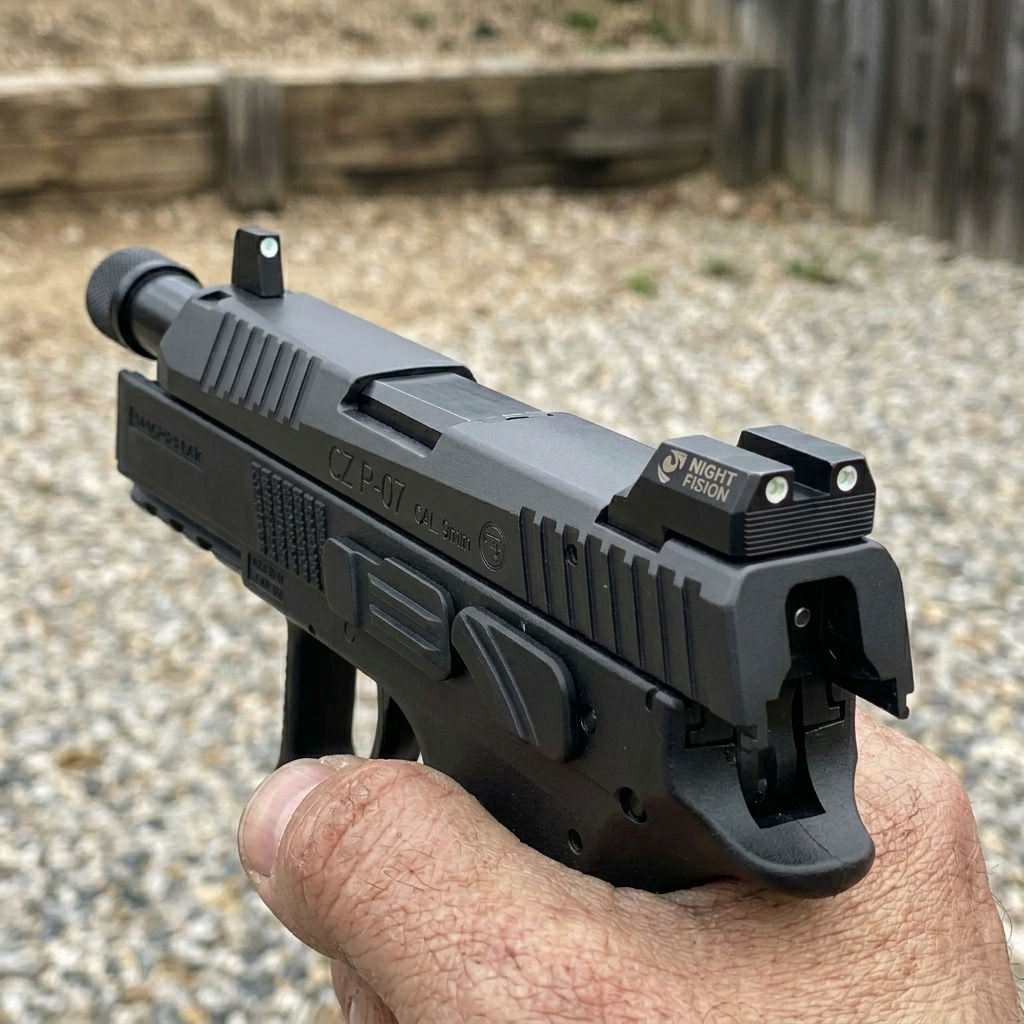 MIRA NIGHT FISION PARA CZ P-07/P-09 GAS TRITIUM (CZU-076-003-WGWG) - Imagen 4