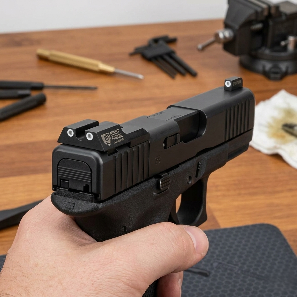 MIRA NIGHT FISION PARA CZ P-10C GAS TRITIUM (CZU-077-003-WGWG) - Imagen 4