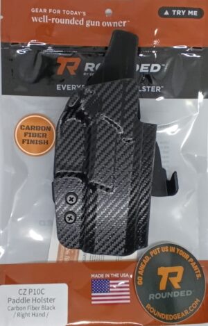 FUNDA ROUNDED PARA CZ P10C EXTERNO DE PALETA FIBRA DE CARBON MATERIAL KYDEX (03010079)