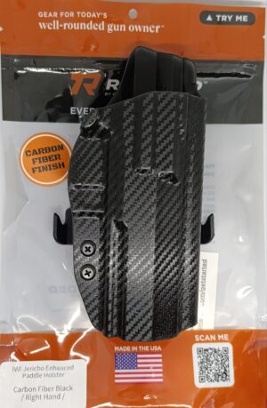 FUNDA ROUNDED PARA JERICHO II EXTERNO DE PALETA FIBRA DE CARBON MATERIAL KYDEX (03.010.086)