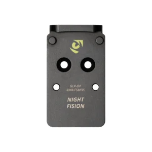 PLACA OPTICA NIGHT FISION DE PRECISION HUELLA DE MOS A RMR PARA GLOCK MOS 17/19/22/23/34/35 USO OSIGHT (X,RD,GN)