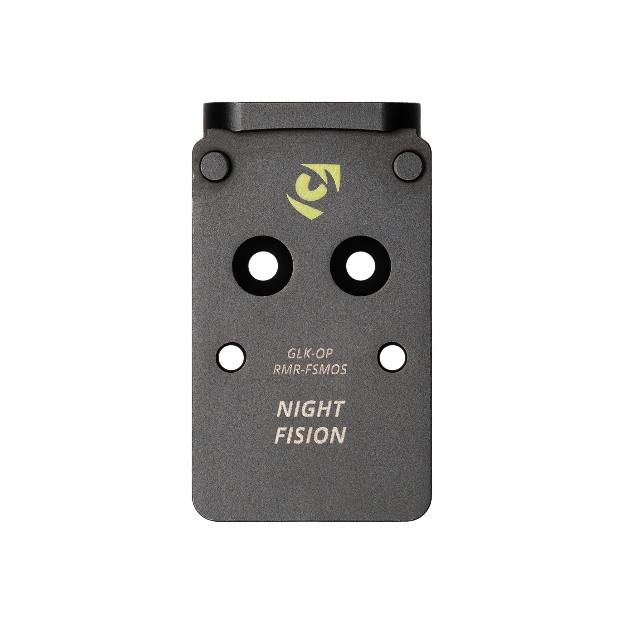 PLACA OPTICA NIGHT FISION DE PRECISION HUELLA DE MOS A RMR PARA GLOCK MOS 17/19/22/23/34/35 USO OSIGHT (X,RD,GN)
