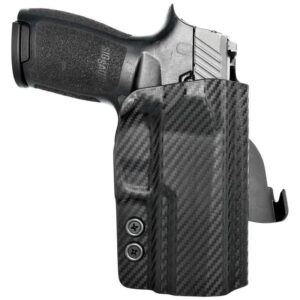 FUNDA ROUNDED PARA SIG SAUER P320 EXTERNO DE PALETA FIBRA DE CARBON MATERIAL KYDEX (03.026.555)