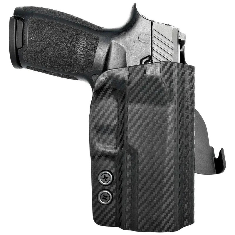 FUNDA ROUNDED PARA SIG SAUER P320 EXTERNO DE PALETA FIBRA DE CARBON MATERIAL KYDEX (03.026.555)