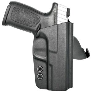 FUNDA ROUNDED PARA SMITH & WESSON BODYGUARD EXTERNO DE PALETA COLOR NEGRO MATERIAL KYDEX (03.026.537)