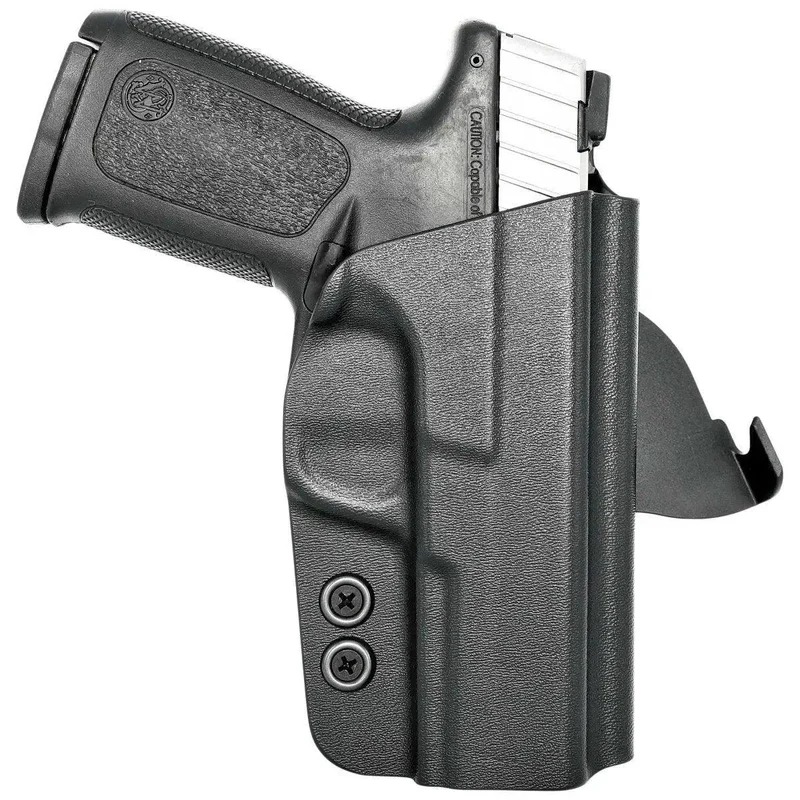 FUNDA ROUNDED PARA SMITH & WESSON BODYGUARD EXTERNO DE PALETA COLOR NEGRO MATERIAL KYDEX (03.026.537)