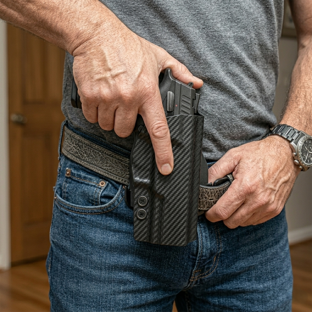 FUNDA ROUNDED PARA TAURUS G3 EXTERNO DE PALETA FIBRA DE CARBON MATERIAL KYDEX (03.026.549) - Imagen 4