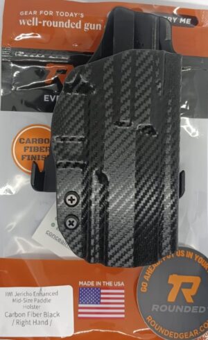 FUNDA ROUNDED PARA JERICHO II/II M EXTERNO DE PALETA FIBRA DE CARBON MATERIAL KYDEX (03.010.084)