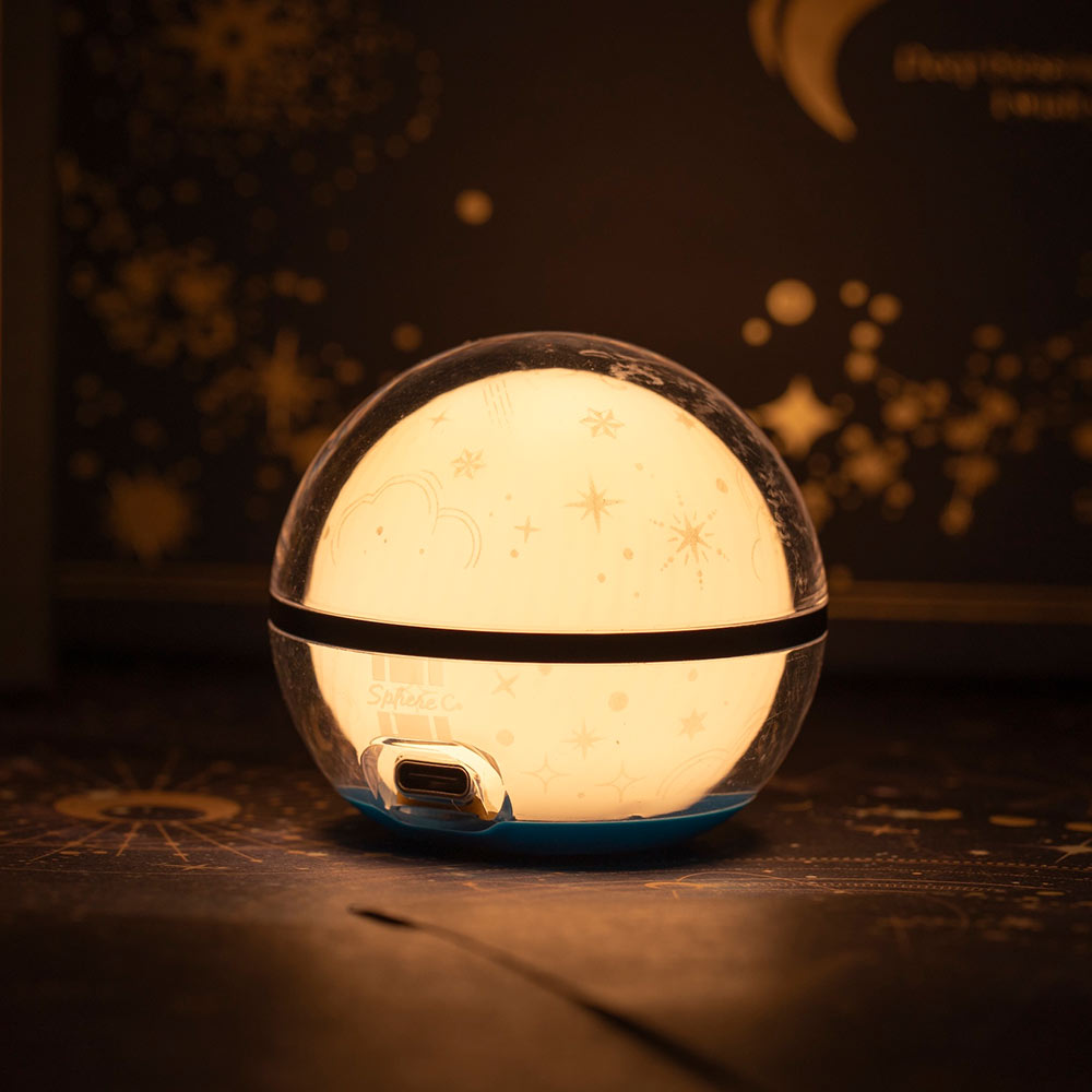 ESFERA DE LUZ, 20 MODOS DE COLOR, APP PARA PROGRAMAR - TRASNPARENTE - Imagen 3