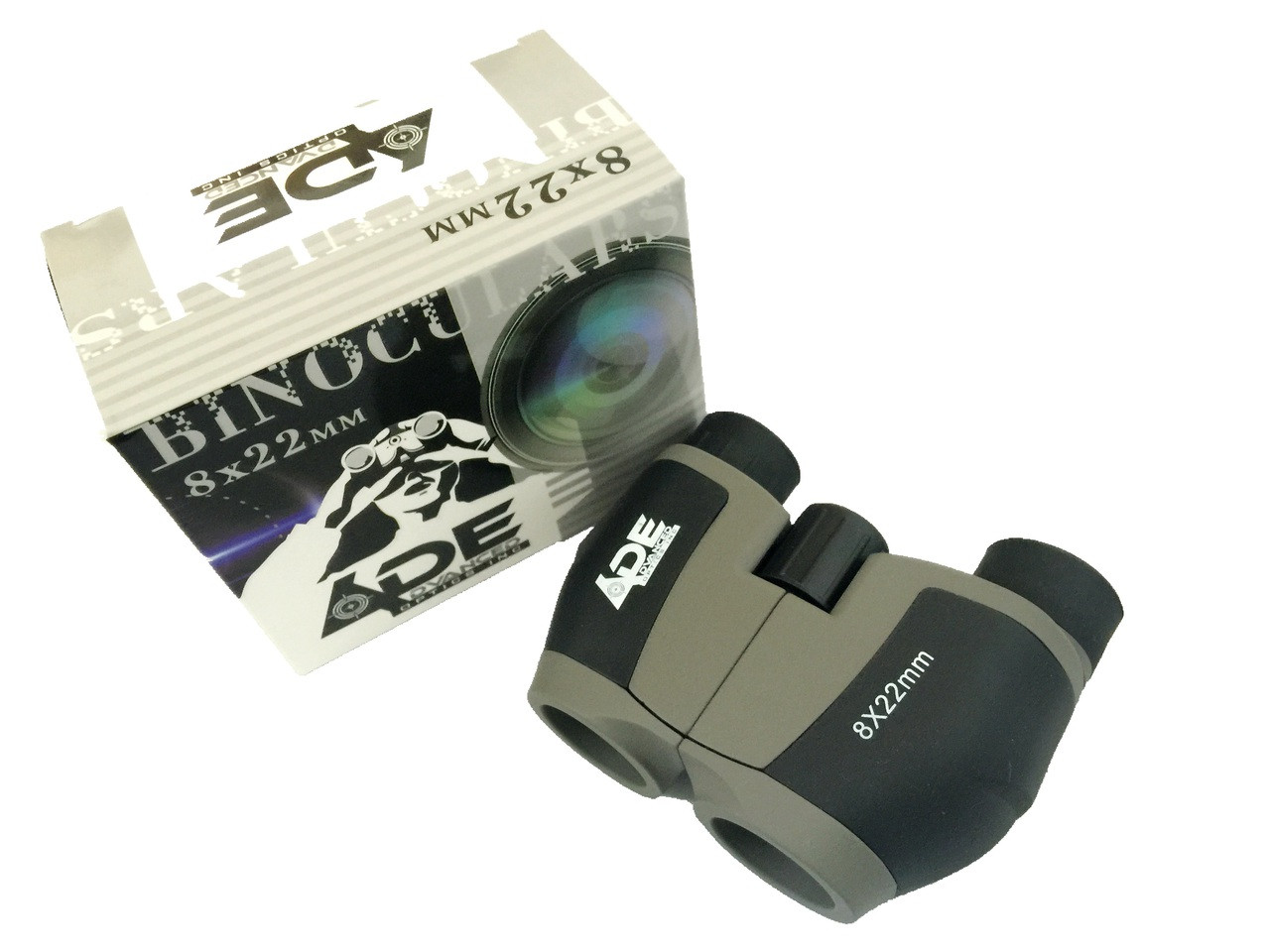 BINOCULARES COMPACTOS - USO AL AIRE LIBRE DE 8X22mm - 300mts/NEGRO Y PLATEADO - Imagen 2