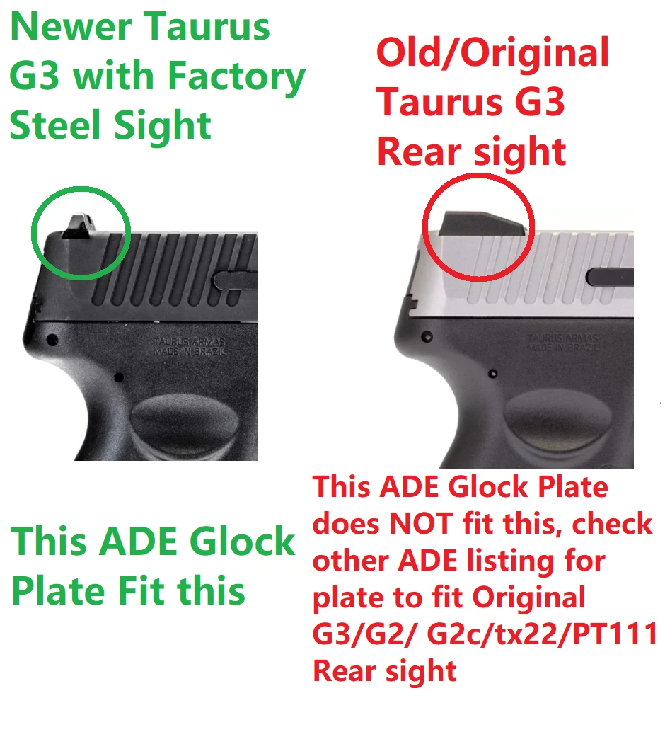 PLATAFORMA RMR PARA COLOCAR EN GLOCK (NO MOS) - Imagen 2