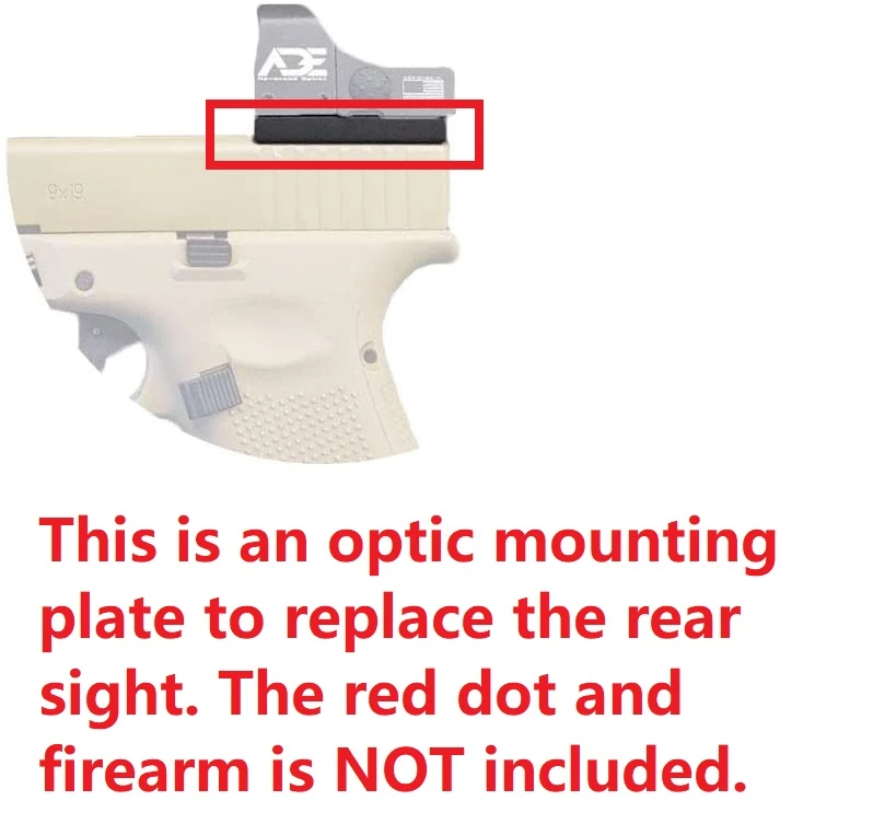 PLATAFORMA RMR PARA COLOCAR EN GLOCK (NO MOS) - Imagen 3