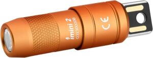 Linterna mini recargable imini 2 - Color Naranja y Azul