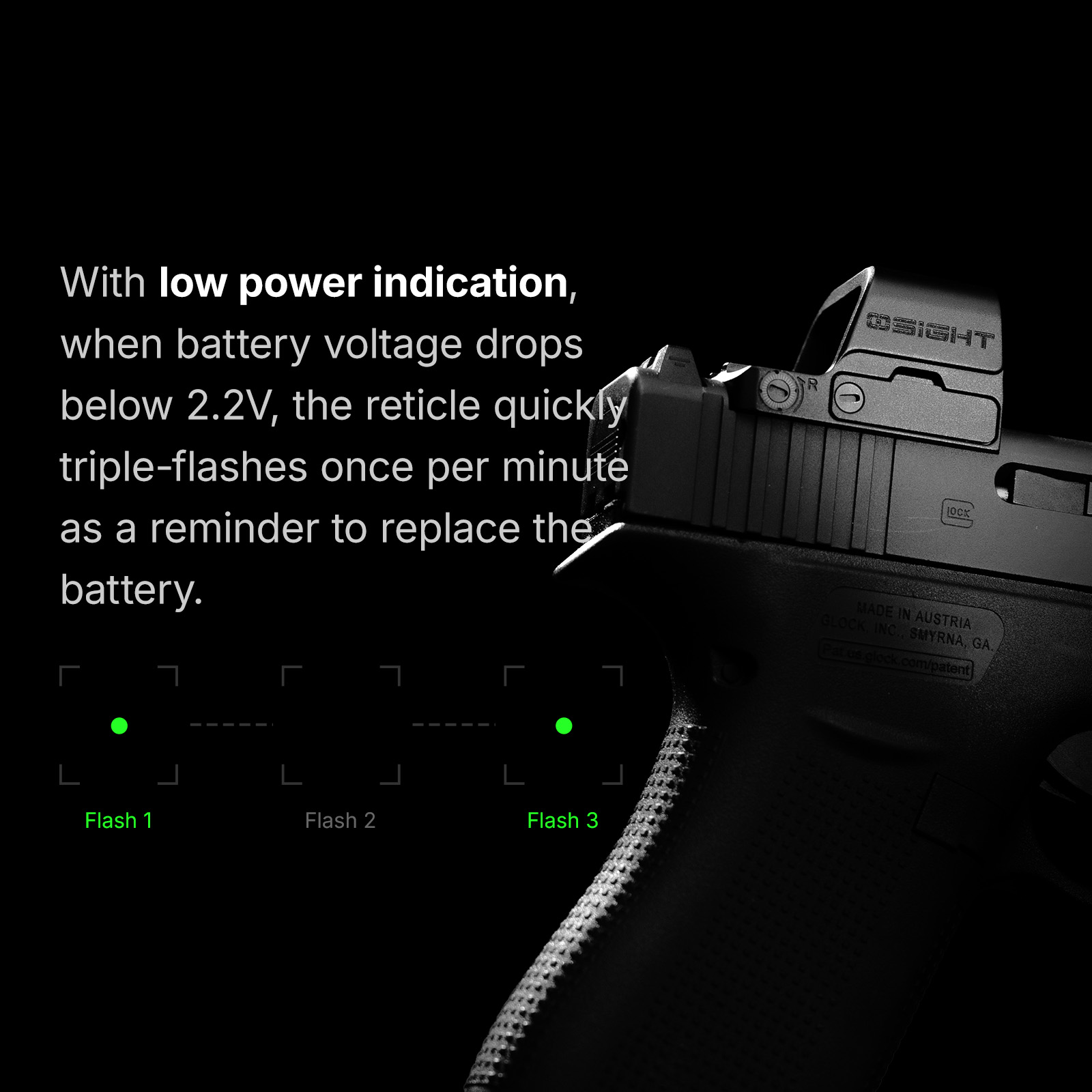 OSIGHT K GN - MIRA RÉFLEX ABIERTA - Imagen 7