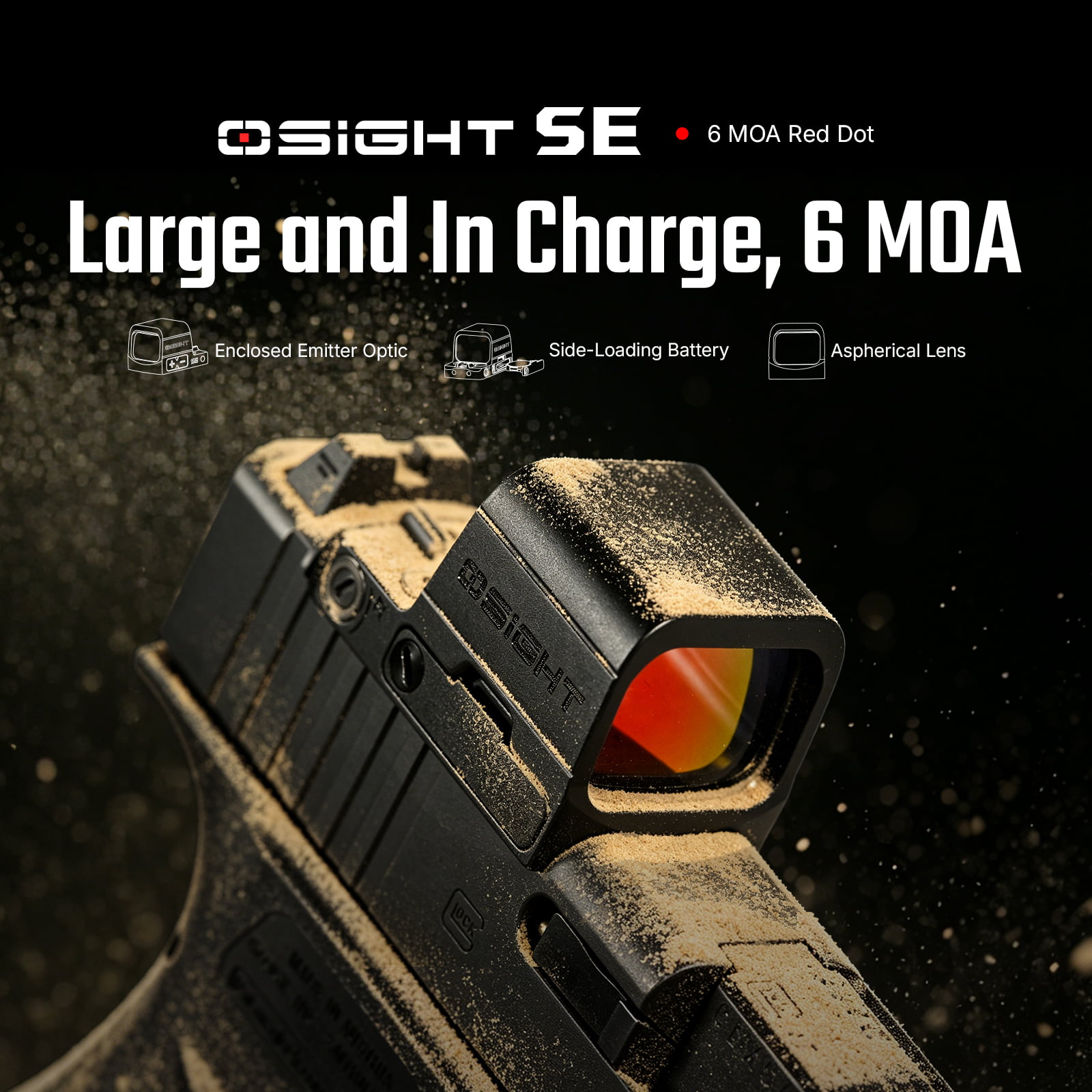 OSIGHT SE 6 MOA-PUNTO ROJO CON FORMATO RMS - Imagen 2
